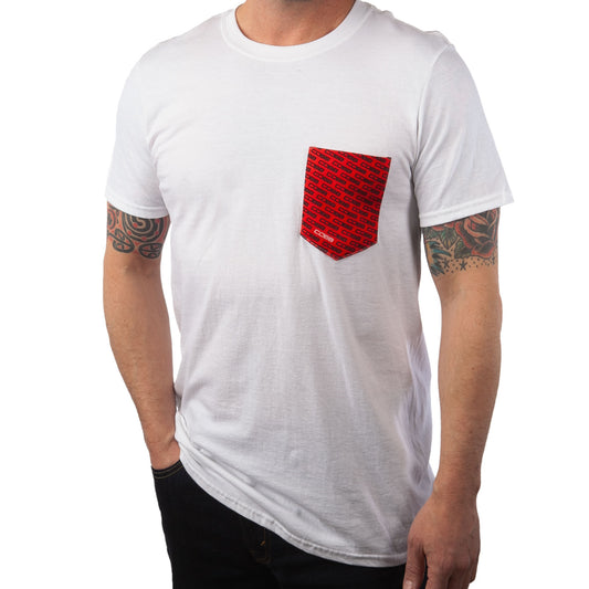 COBB Tuning Logo White Pocket T-Shirt-Small