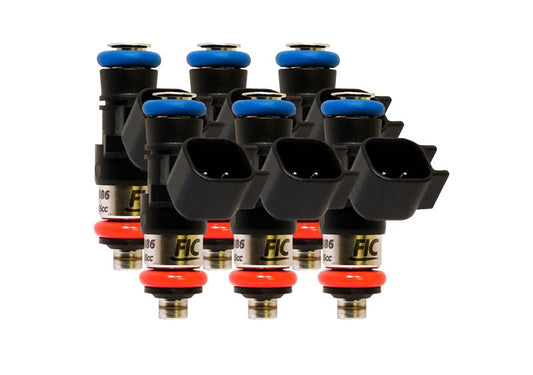 1000cc (100 lbs/hr at OE 58 PSI fuel pressure) FIC Fuel Injector Clinic Injector Set for Jeep 3.6L V6 engines (High-Z)