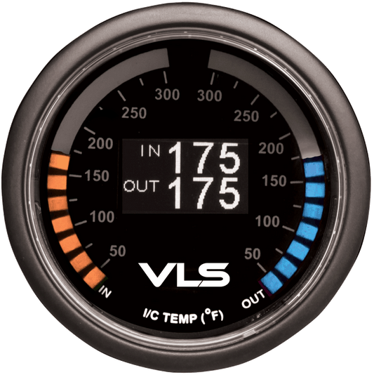 VLS OLED Dual Intercooler IAT Gauge