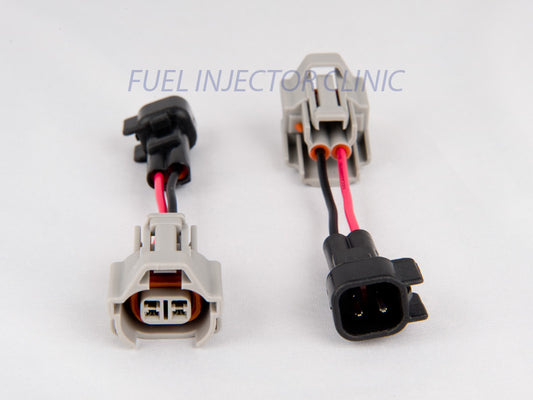 Set of 4 Denso (female) to US Car/EV6 (male) injector plug adaptors