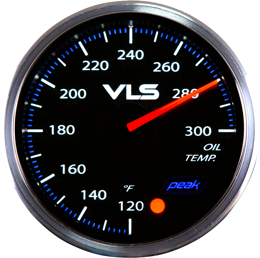 VLS II Oil Temperature Analog Gauge