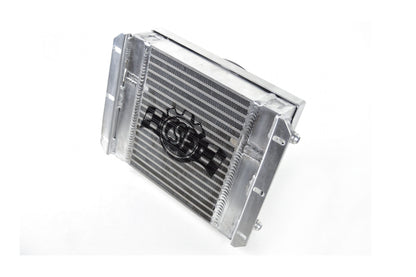 CSF 13.8in x 10in Dual Fluid Bar & Plate HD Oil Cooler w/9in SPAL Fan