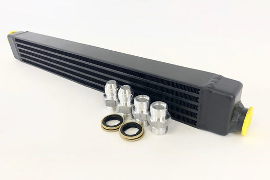 CSF Oil Cooler w/ fittings for OEM style and AN-10 male connections BMW E30