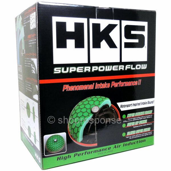 HKS Super Power Flow Direct Drive 200mm Dry Green Assembly 100mm = 4″ Inlet
